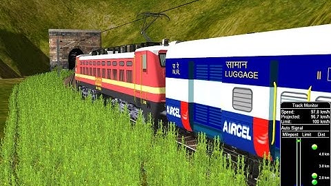 Nagercoil Express Play In Open Rail Part One || IR In MSTS Open Rail