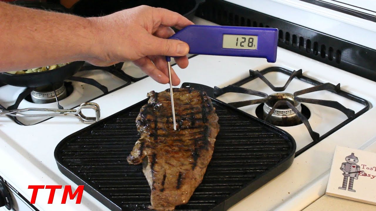 How to Cook An Amazing London Broil on A Cast Iron Griddle - This