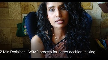 #2MinExplainers : Being Decisive - The WRAP framework for bolder decisions