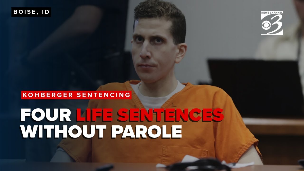 Bryan Kohberger sentenced to life in prison without parole for murder ...