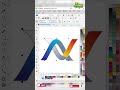 "N" Letter Logo Design बनाये सिर्फ 1 मिनट में| | Design with Corel Hindi Tutorial #logo
