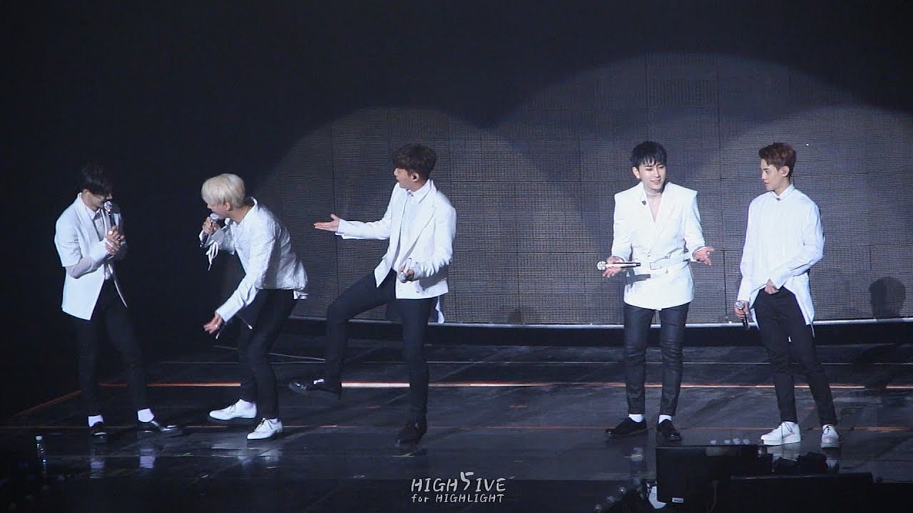 170604 하이라이트 콘서트 - 멤버들 몸 상태, 있는데~, 함성