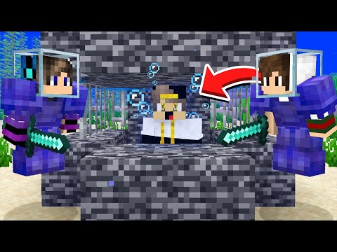 ماين كرافت اصدقائي سجنوني في البيدروك تحت الماء انتقمت منهم