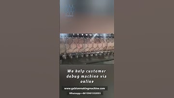 Latest CNC Gabion Mesh Machine Tested in India | Online Commissioning Success