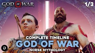 Petualangan Baru Kratos | PLOT GOD OF WAR NORSE MYTHOLOGY COMPLETE TIMELINE [1/3] - GOW (2018)