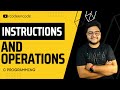 Instructions in c  operators in c tutorial  c language 