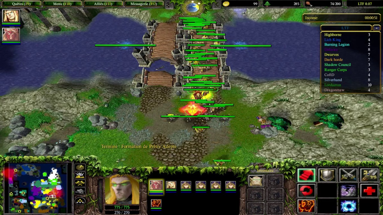 Войны лордерона варкрафт 3 карта