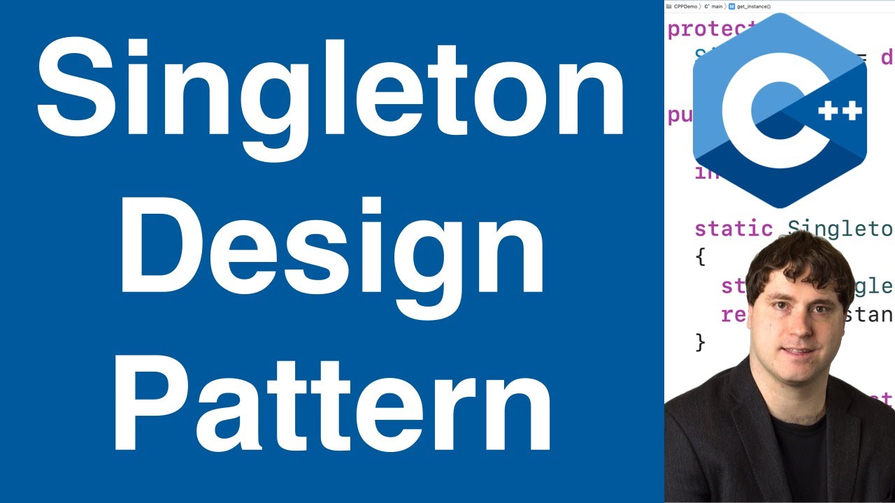 Singleton Design Pattern C++ Example YouTube