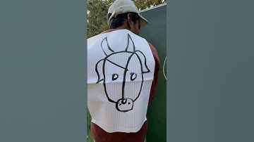 Amazing 🤩 Back guess drawing challenge with step by step | #art #drawing #shorts !