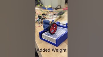 Testing variable design elements of the robotic card dealer.  #microcontrollers #shorts #viralvideo