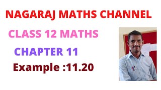 12th Maths|| Example:11.20|| Chapter 11
