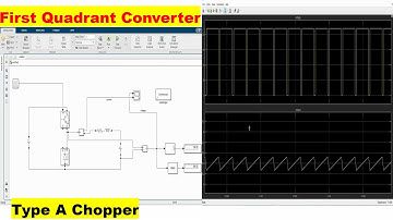 First quadrant chopper in Simulink | First quadrant converter in Simulink | Type A Chopper