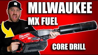 Milwaukee MX FUEL Core Drill, Stand and 4' Core Bit: Tool Overview and Tool in Action