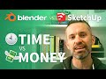 Blender vs SketchUp – Which is Right for YOU?