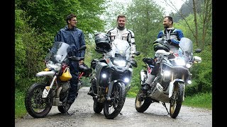 Africa Twin vs. BMW F850GSA vs. Moto Guzzi V85 TT - Special Review screenshot 5