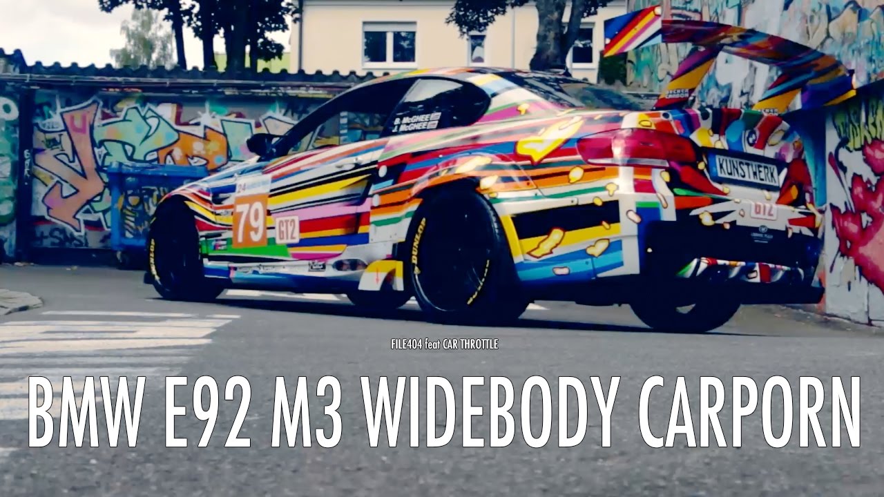 BMW E92 M3 WIDEBODY Art car CARPORN!- FILE404.NET feat Carthrottle