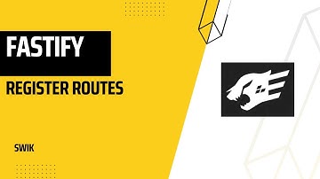 FASTIFY - Register routes