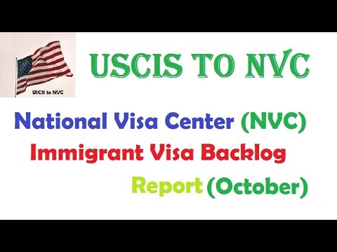 NVC Immigrant Visa Backlog Report #USCIStoNVC - YouTube