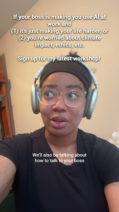 shhhhh don't tell your boss 👀 workshop info in the description!
