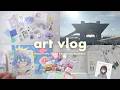 art vlog┊フリーランス絵描きの日常🛋️/コミティア購入品紹介🧸・ファンアートを描く✏️・イラスト制作計画🍀