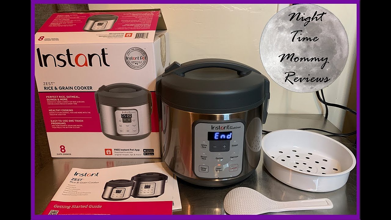 Instant Pot Zest Rice and Grain Cooker Unboxing Review and Demo