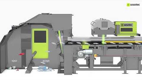Multi Sensor Sorting System VARISORT   2 chute version - By Sesotec Germany