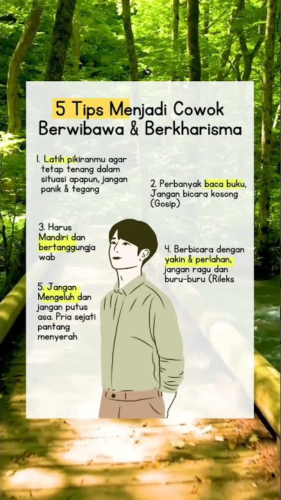 5 Tips menjadi Cowok Berwibawa dan Berkarisma #pria #karismatic #berwibawa #cowokganteng #cowo