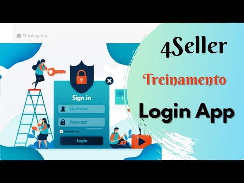 Aprender a realizar Login no aplicativo - baixado e instalado no celular