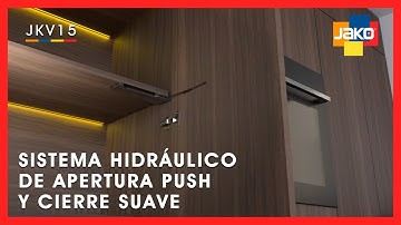 Sistema de apertura push y cierre suave  JKV15 | Jako herrajes