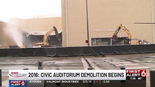 Today in History - Aug. 16: Demolition of Omaha’s Civic Auditorium begins