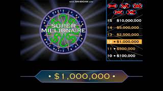 SUPER MILLIONAIRE- full run to $10 Million (part 3) ($100,000-$10,000,000)