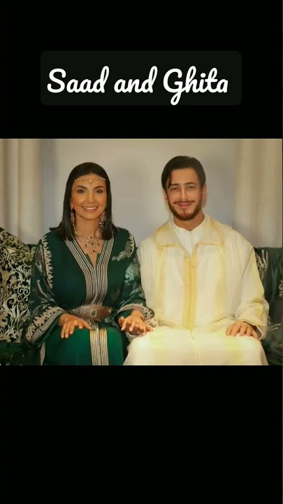 Saad Lamjarred and Ghita El Allaki Wedding #saadlamjarred #shorts #youtubeshorts