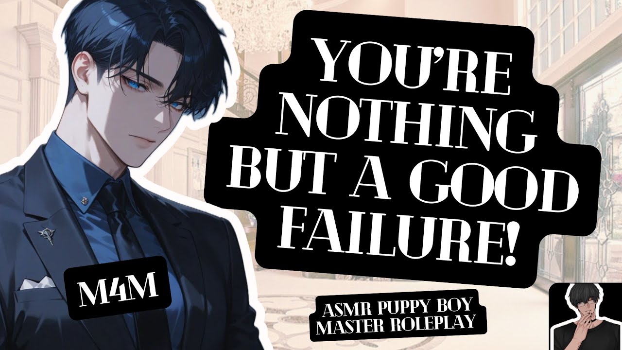 [ASMR M4M] Your Yandere Abusive Master Degrades You, a Puppy Boy! [ARGUMENT] [NARCISSISTIC]