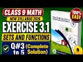 Class 9th Math New Book ch3 Exercise 3.1 Question (3 to 5) Complete Solution
