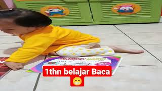 Usia 1thn belajar Baca 😁 #anak #baby #bimbaaiueo #pentasseni by Bulux Channel 7 views 1 year ago 21 seconds