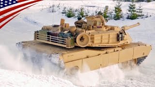 重量57トンの戦車が滑りまくる! 戦車･装甲車の雪上ドリフト&高速走行 - 126,000 lb Tanks & AAVs, Drifting & High-Speed Driving on Snow