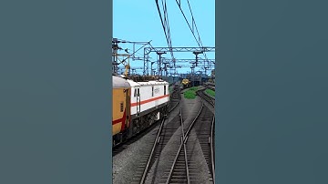 2 Trains came on same Tracks 😱 Train Simulator, Indian train game #train #railroad #traingame