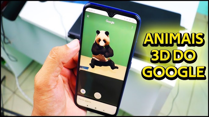 ANIMAIS 3D do GOOGLE VEJA NO SEU ESPAÇO QUALQUER ANIMAL ( panda