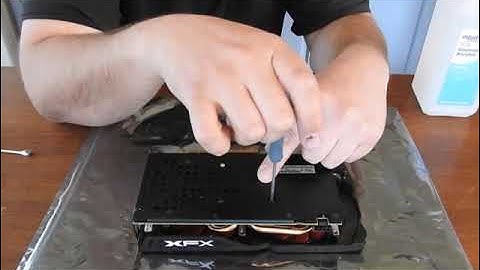 [XFX RX 570 Thermal Paste] - Part 02 - Disassemble the GPU.