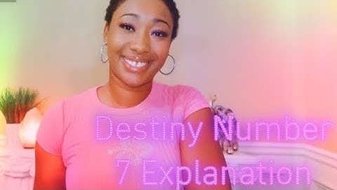 EXPRESSION/DESTINY NUMBER 7 ⭐️🌙 INFORMATIONAL VIDEO #numerology