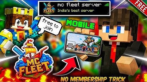 How To Join MC Fleet Server Without Membership | Working Trick |