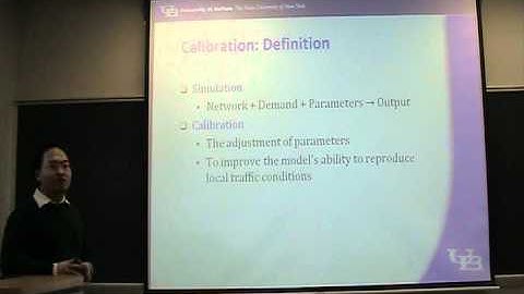 (2/5) Lecture 11: Calibration (Traffic Simulation Class by Shan Huang)