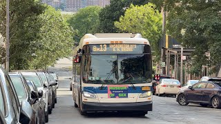 NYC Bus RARE: XD40 #7377 on the Bx13 News