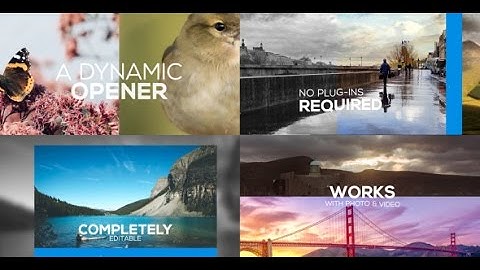 Clean Media Opener - After Effects Template