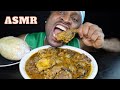 Asmr Goat + Lamb Meat Ogbono Soup.