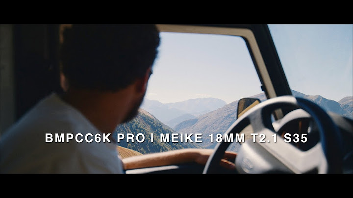 MEIKE 18MM T2.1 S35 | BMPCC6K PRO | Wide Prime Cinema lens on Blackmagic Pocket Cinema Camera 6K Pro