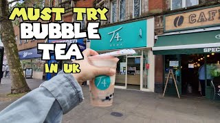 Must Try BUBBLE TEA SPECIALIST T4 in London - The Taiwanese Drink Taking the UK by Storm