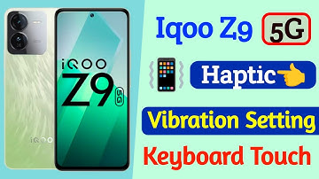 haptic vibration setting on iqoo z9 | iqoo z9 turn on haptic vibration setting | vijay technical