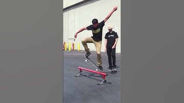 Gabe lands his first FS Boardslide #shorts