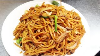 Chinese Stir Fried Vegetable Lo Mein Noodles Recipe 青菜炒麵 by CiCi Li